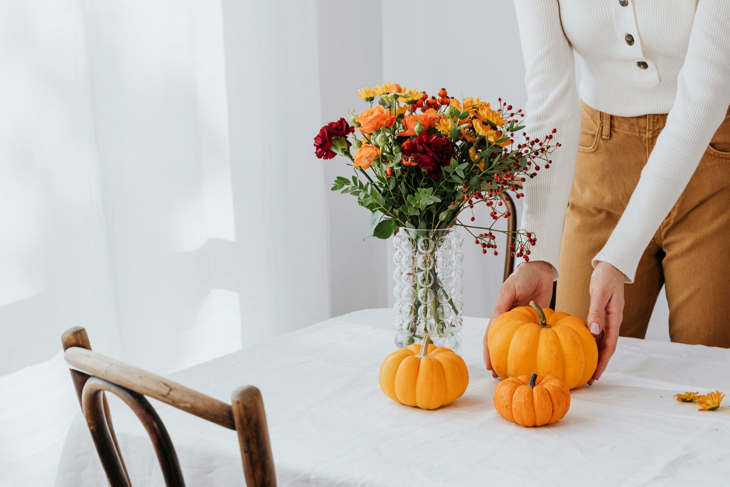 Herfst tafel oktober woonmaand